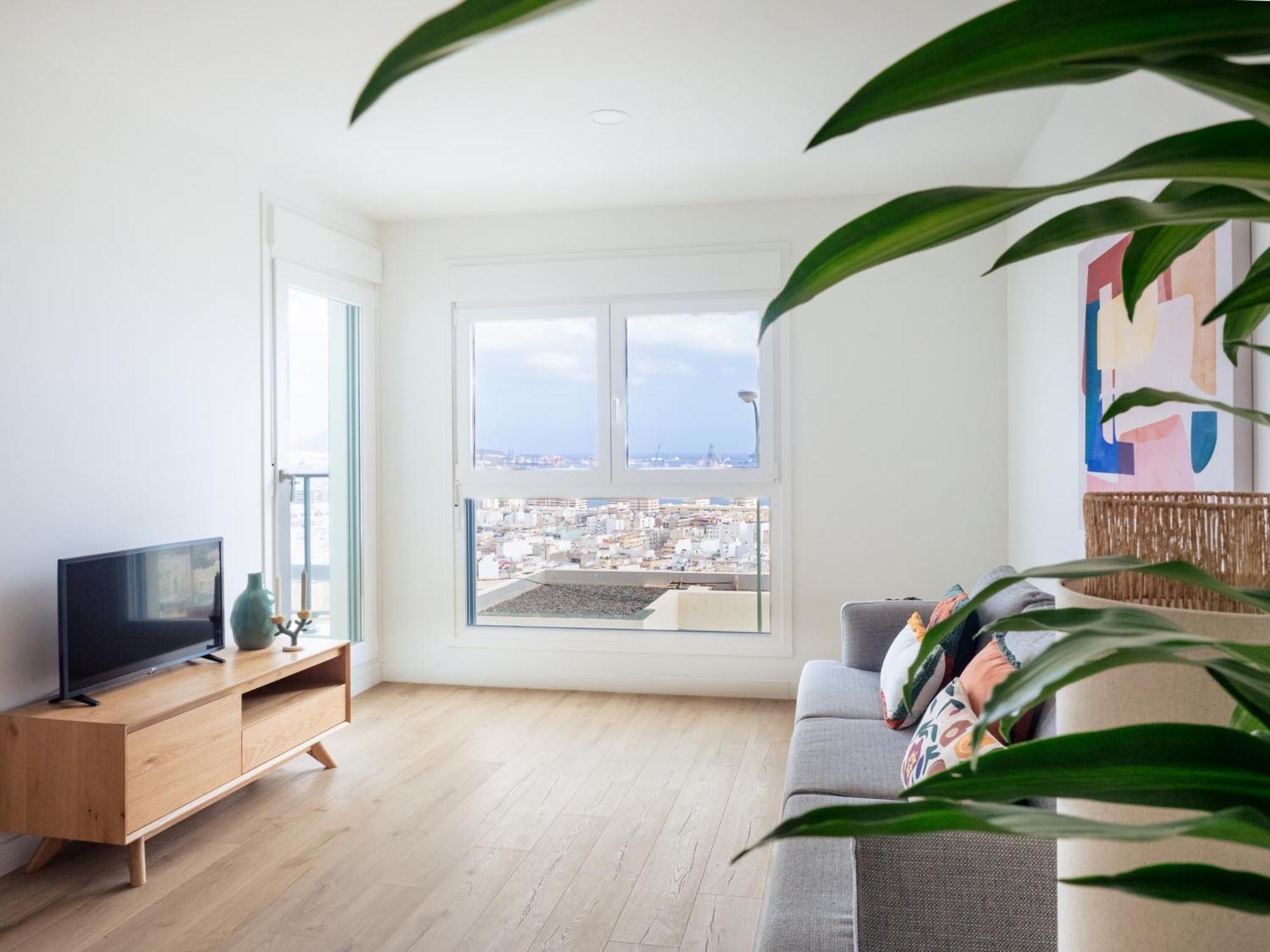 Abora Views, With Terrace, Office And Free Parking For Temporary Apartamento