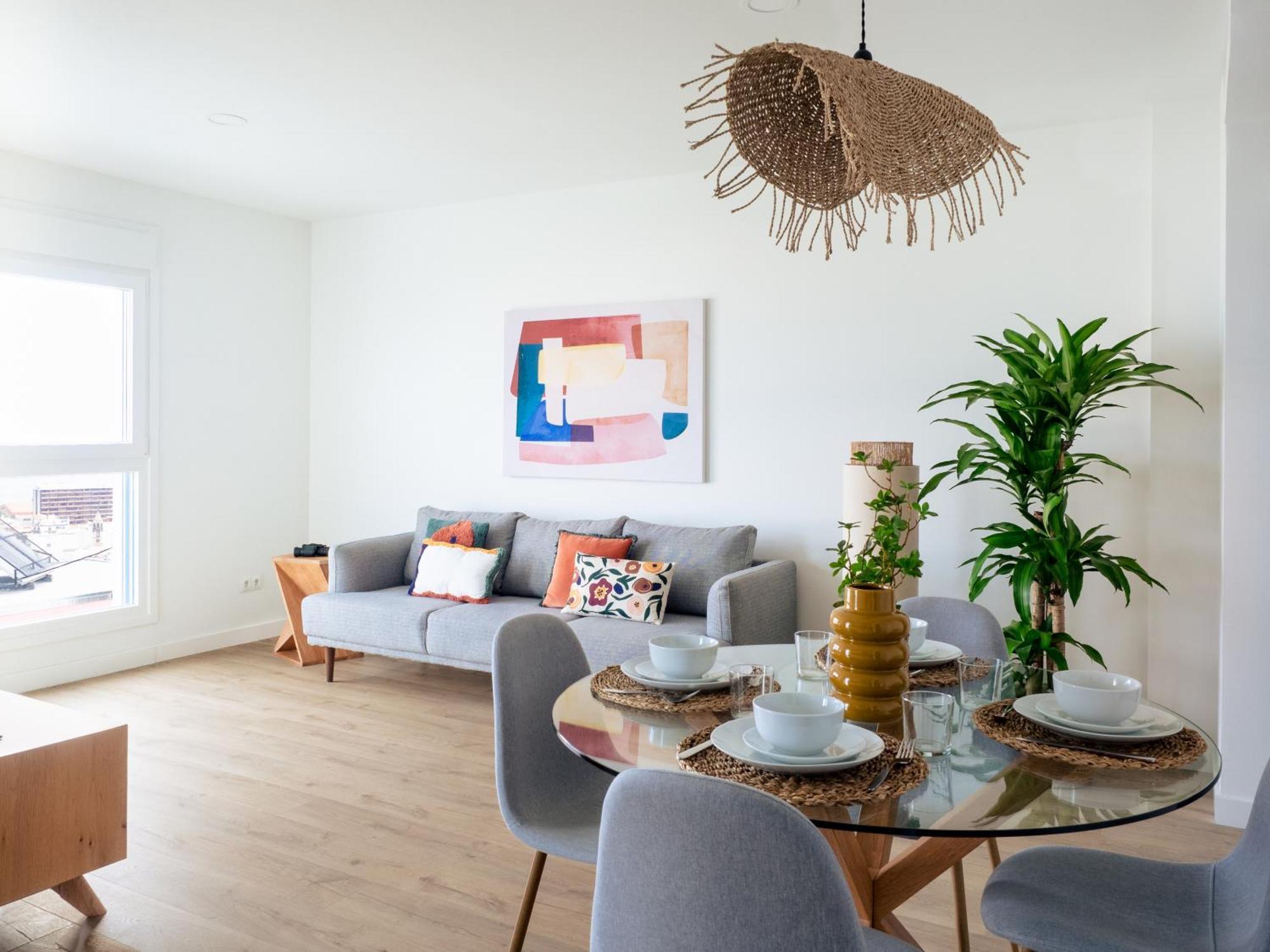 Abora Views, With Terrace, Office And Free Parking For Temporary Apartamento *